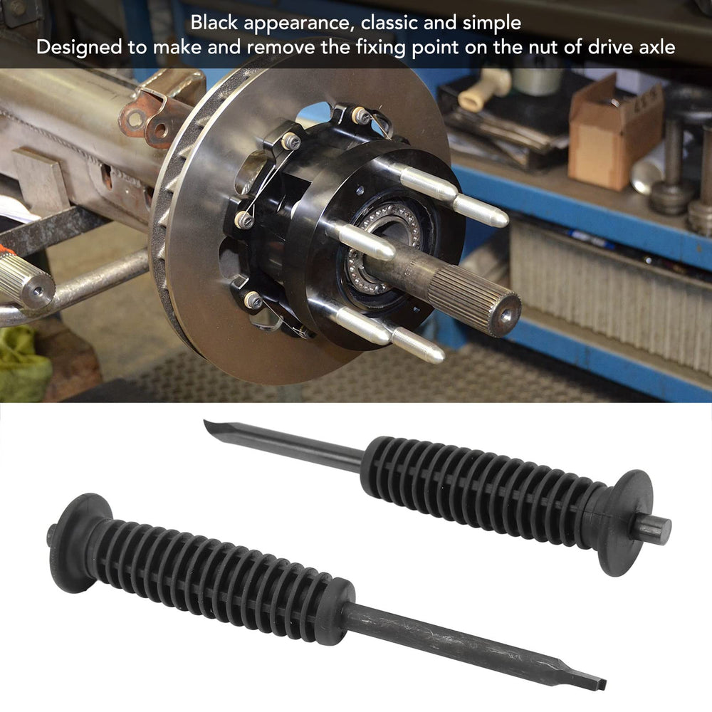 KooingTech installing axle nut on a CV axle for correct seating