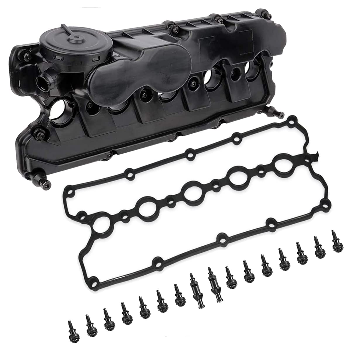 Koomaha valve cover front showing fitment and OE reference numbers