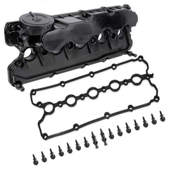 Koomaha valve cover front showing fitment and OE reference numbers