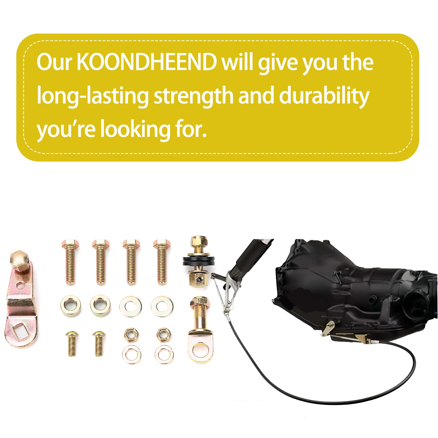 KOONDHEEND installed in engine bay showing clean routing and practical compatibility