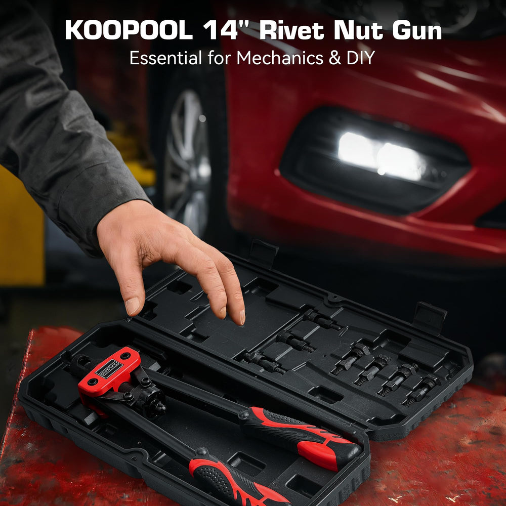 KOOPOOL black oxide finish detail showing corrosion resistance benefit