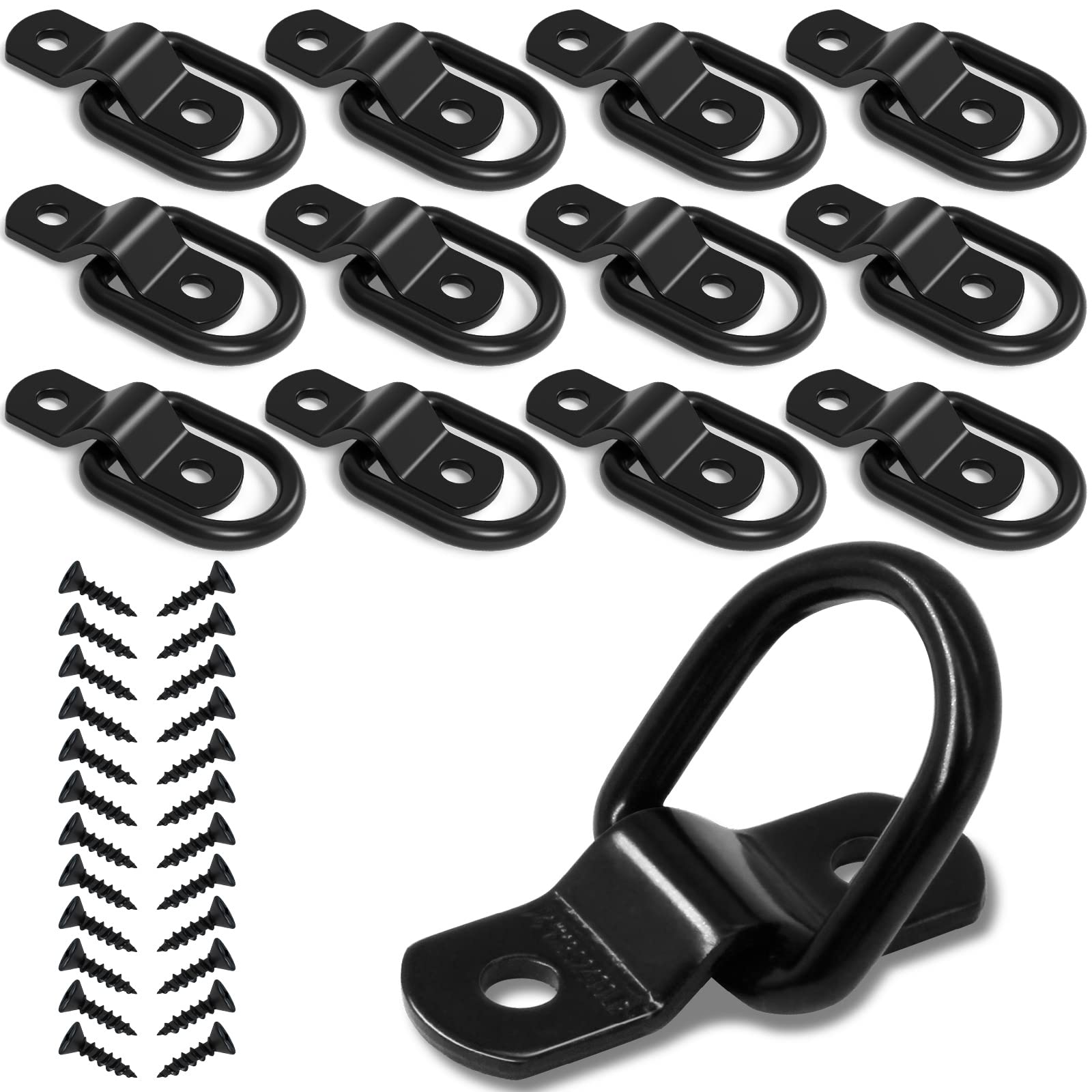 KOPKIO front view of 12-piece D-ring pack showing kit contents and benefit durability