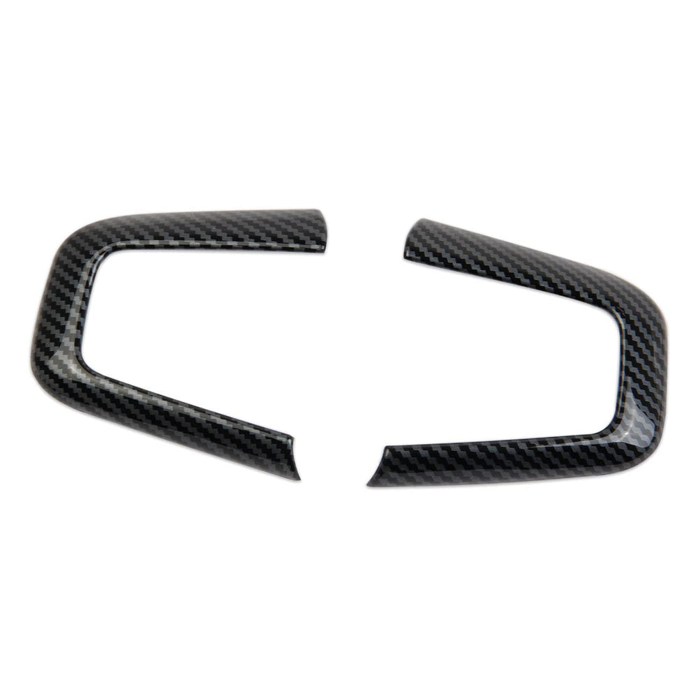 Korlot trim installed in cabin showing transformed steering wheel aesthetic benefit