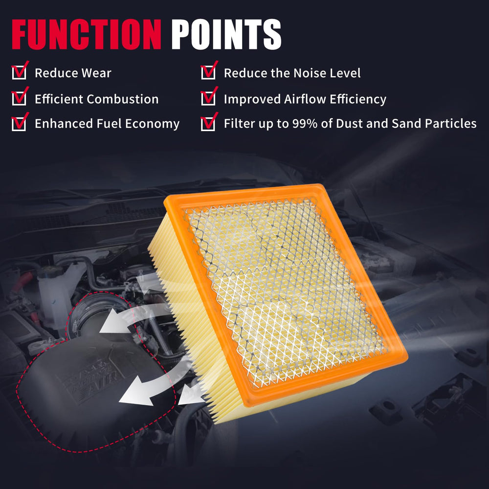 KOROP filter installed in Ram 2500 engine bay, showing simple replacement benefit