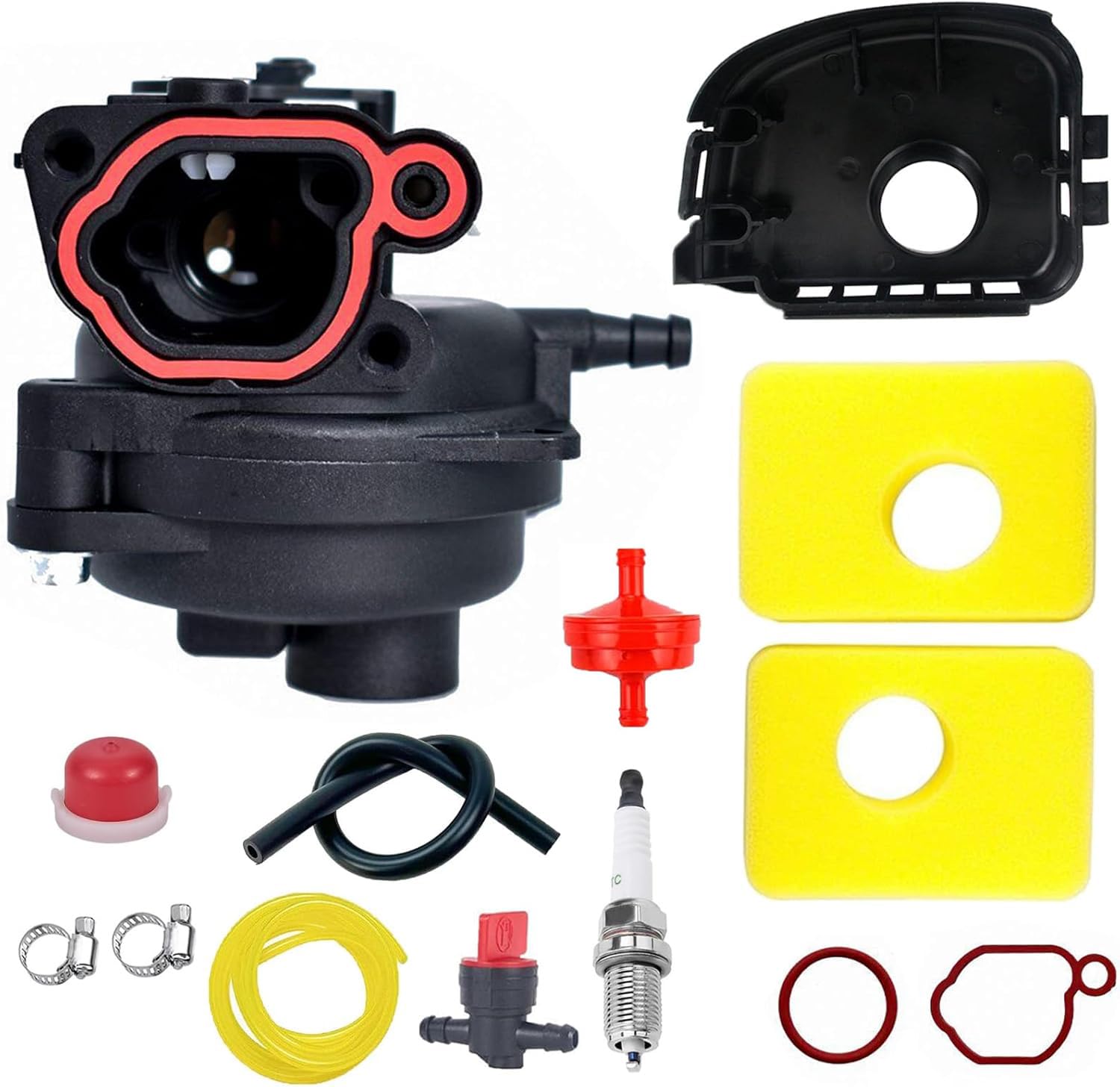 koubliztic carburetor front view showing clean ports and improved fit benefit