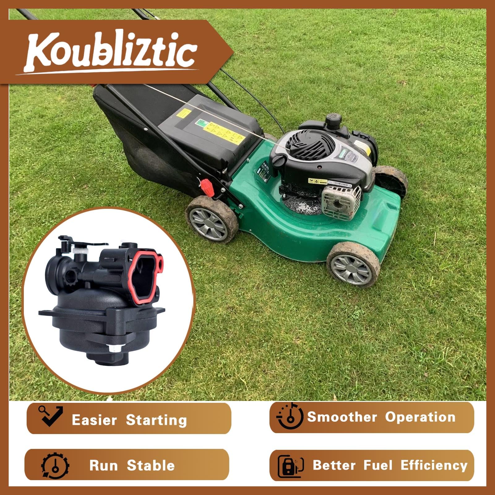 Koubliztic full kit components laid out offering all-in-one replacement convenience