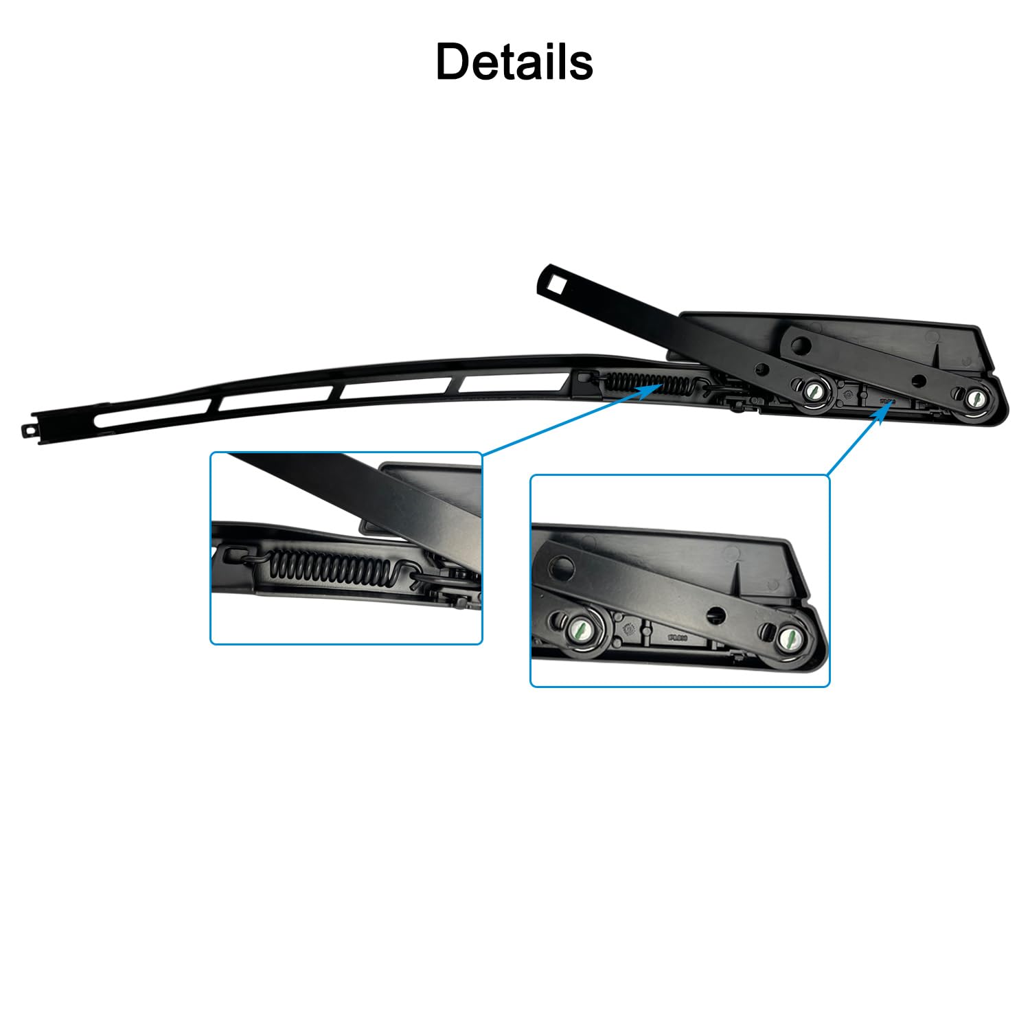 koxuyim wiper arm installed on Audi Q7 demonstrating correct alignment and improved visibility