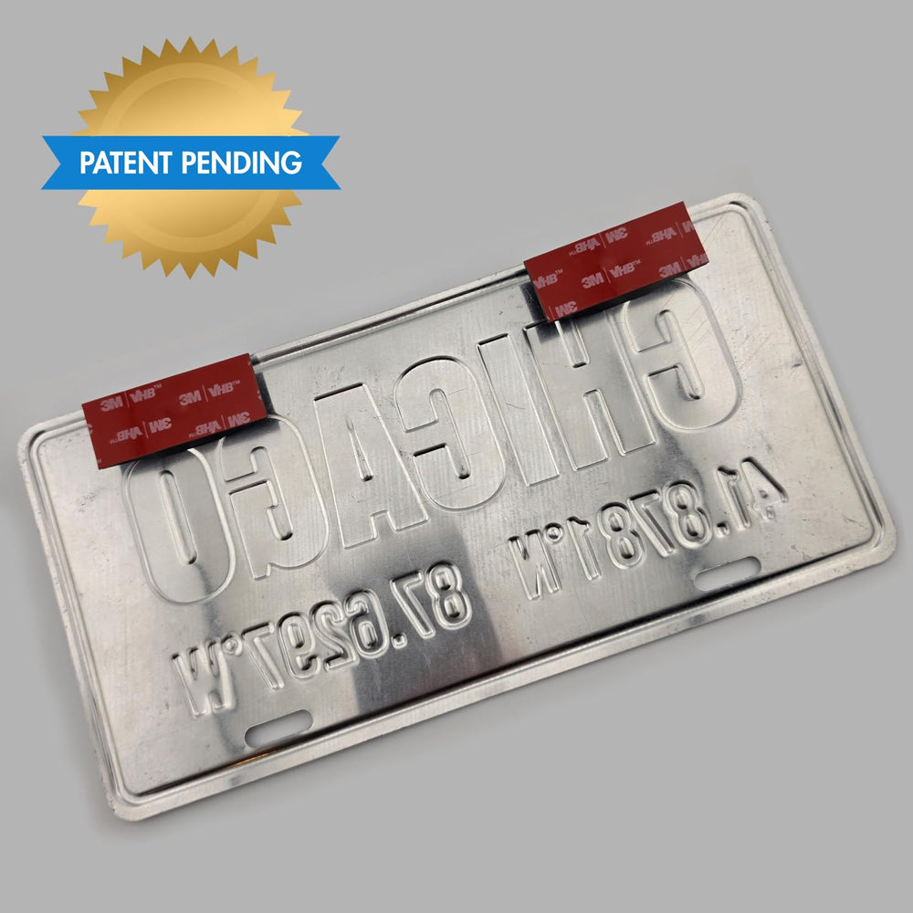 Kozomotive adhesive pad detail displaying strong 3M VHB bonding benefit