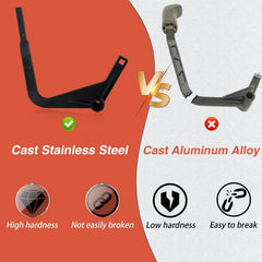 KPALAG close-up of stainless-steel casting highlighting strength and corrosion resistance