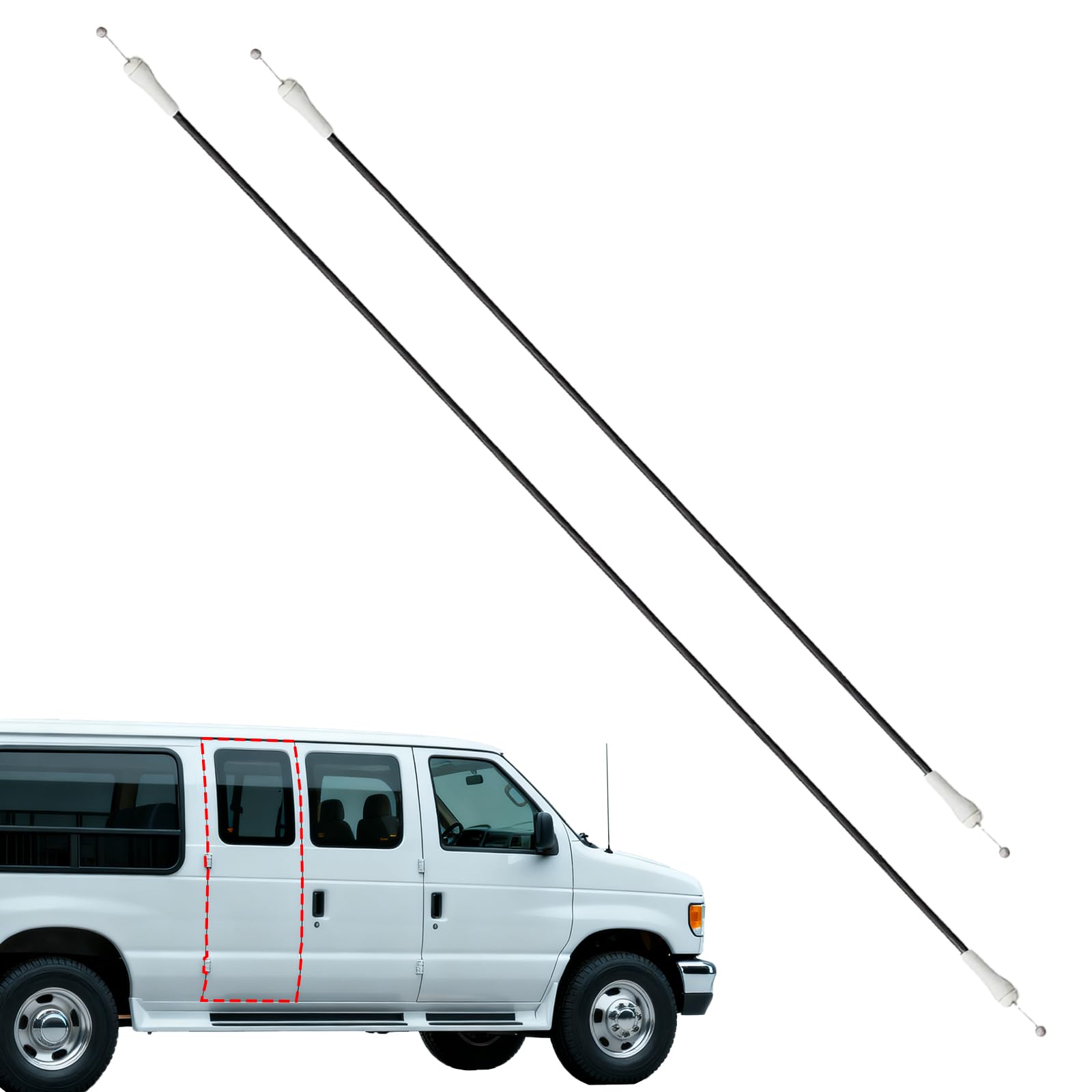KPALAG front view of cable assembly showing complete replacement kit and fitment benefit