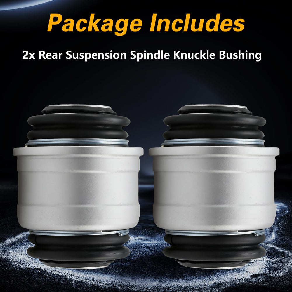 KPALAG installed on spindle illustrating restored rear suspension stability