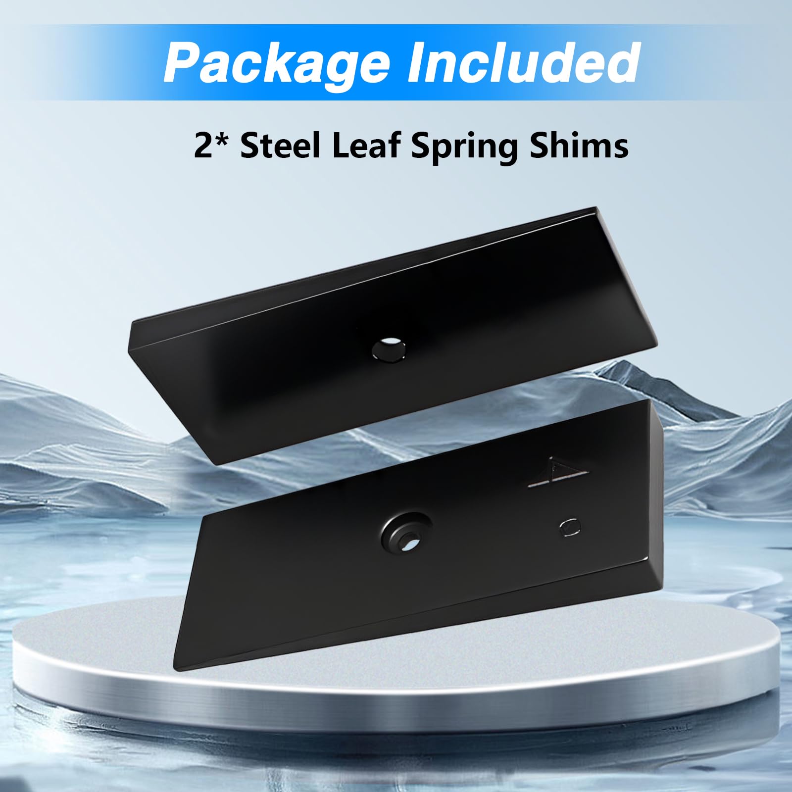KPALAG shim next to ruler showing 2-inch width for fit confirmation