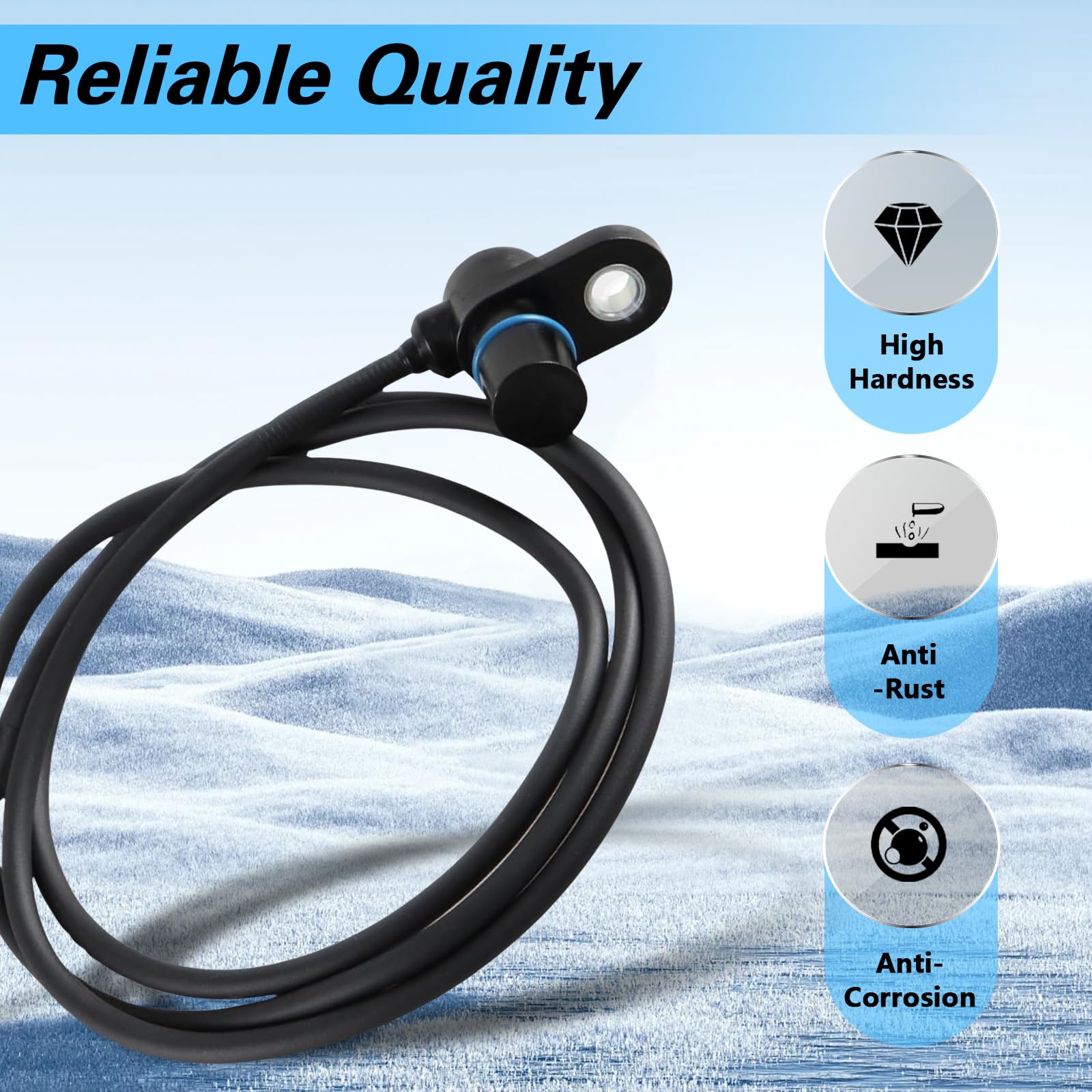 KPALAG sensor connector and wiring detail highlighting robust plug reliability