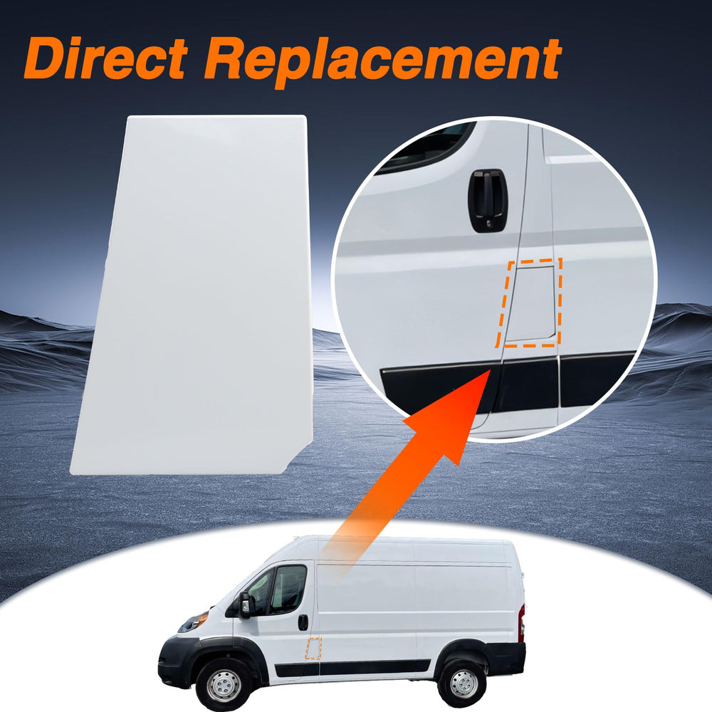KPALAG side profile installed on Ram ProMaster demonstrating proper alignment