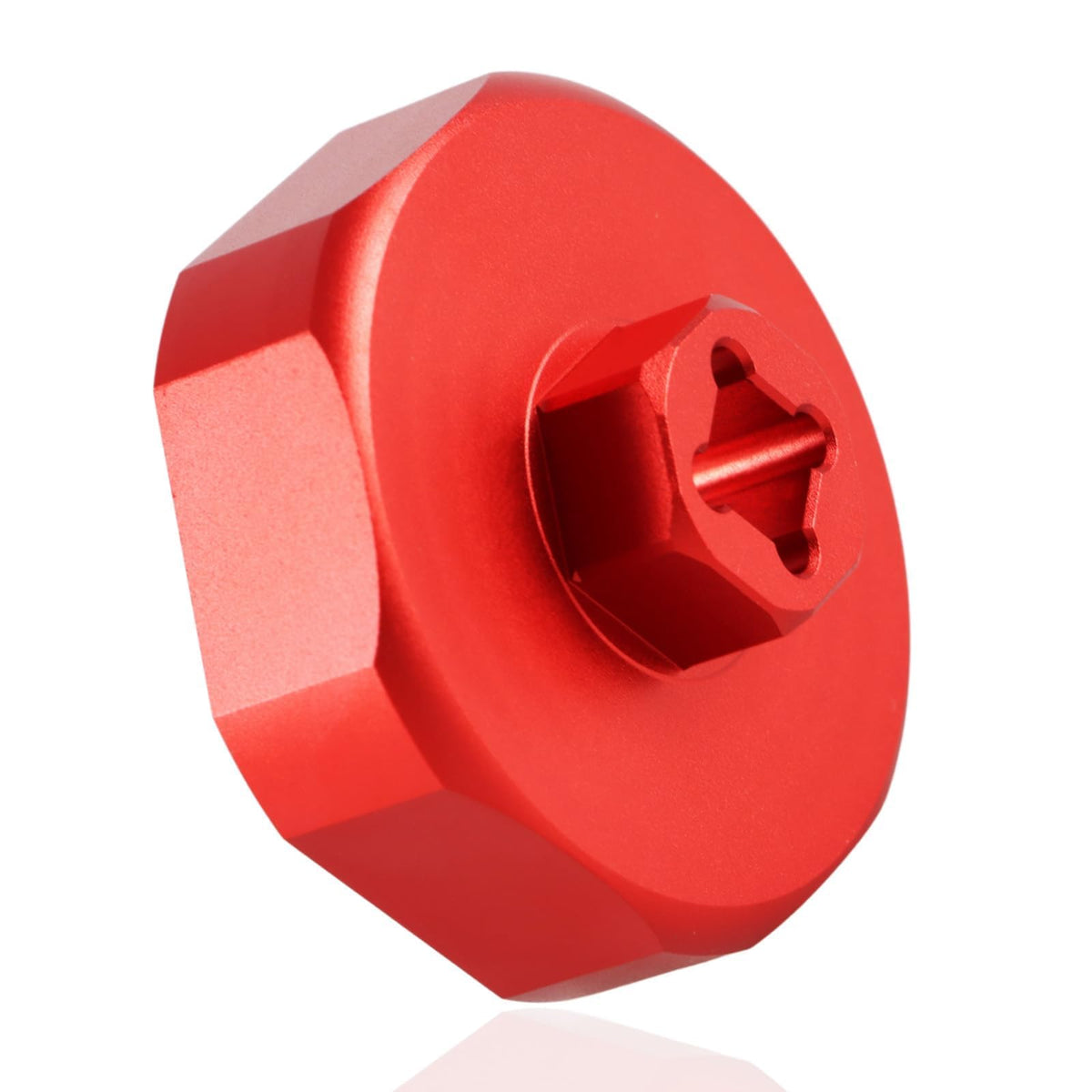 KPALAG wrench front view showing hex interface for accurate cap engagement