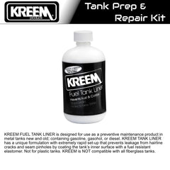 Kreem coated tank interior close-up highlighting rust protection and sealed finish