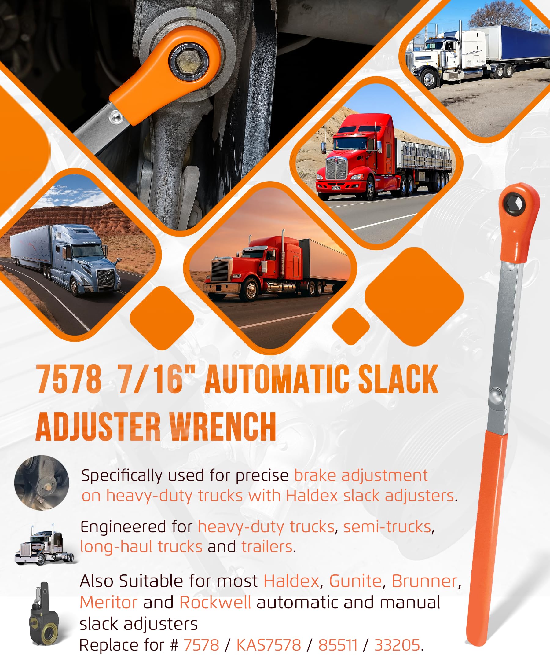 Krenlory full-length wrench view demonstrating extra reach and leverage benefits