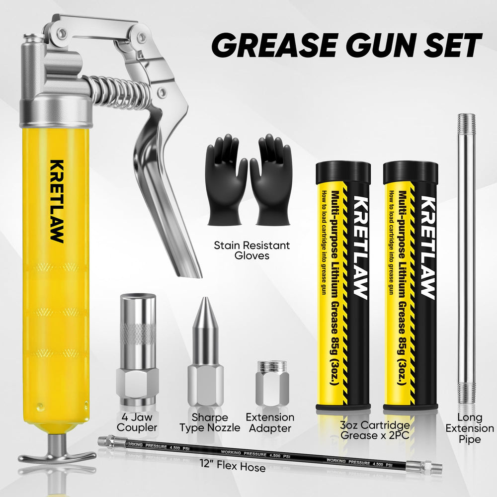 KRETLAW 12-inch spring flex hose detail for reaching tight fittings