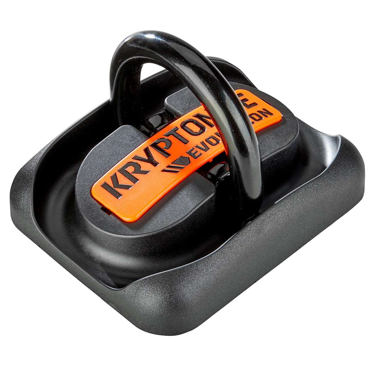 Kryptonite front view showing heavy-duty anchor and secure mounting benefit