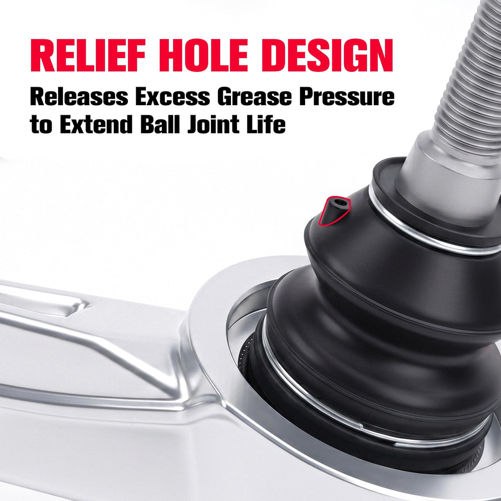 KSP PERFORMANCE greasable ball joint detail highlighting easy maintenance and durability
