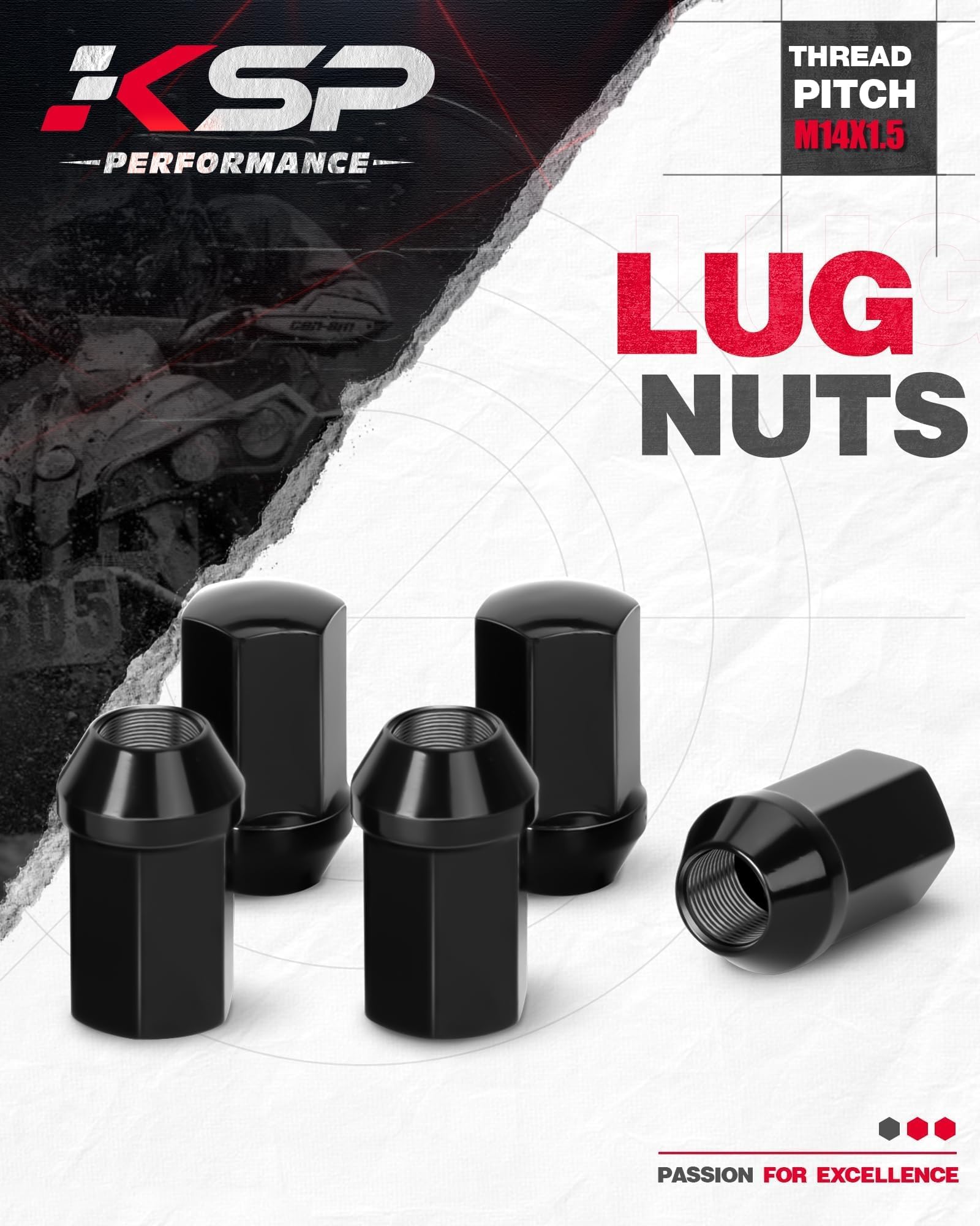 KSP PERFORMANCE 7/8 inch hex socket engaged showing correct fit for hand wrench tightening