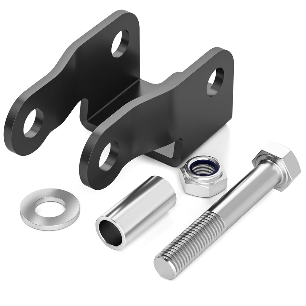 KSP PERFORMANCE axle tube detail with bolt holes shows precise fitment benefit