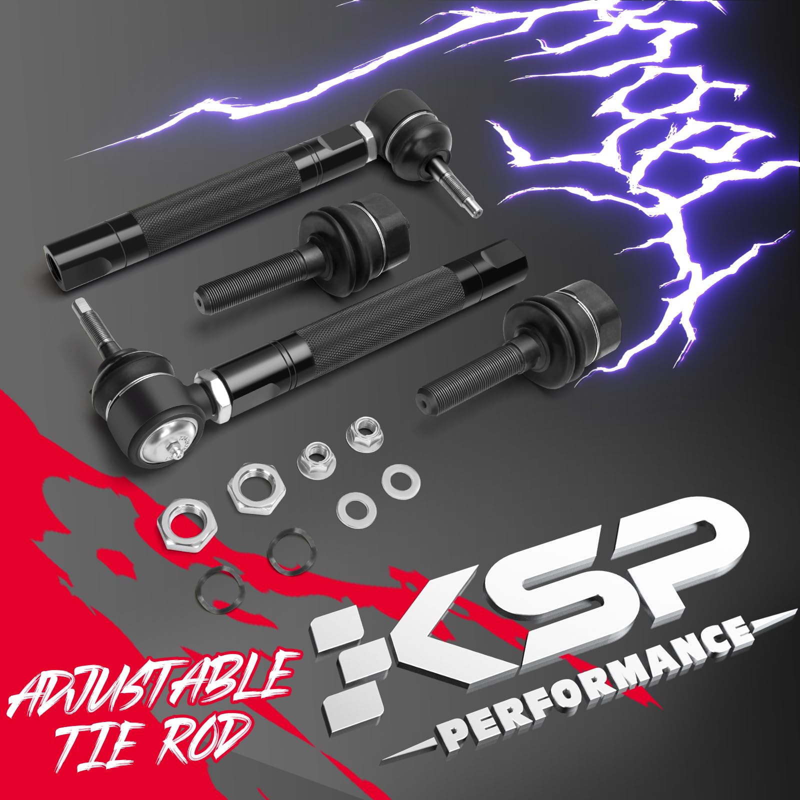 KSP PERFORMANCE flat rod end and corrugated gasket detail for secure fastening benefit
