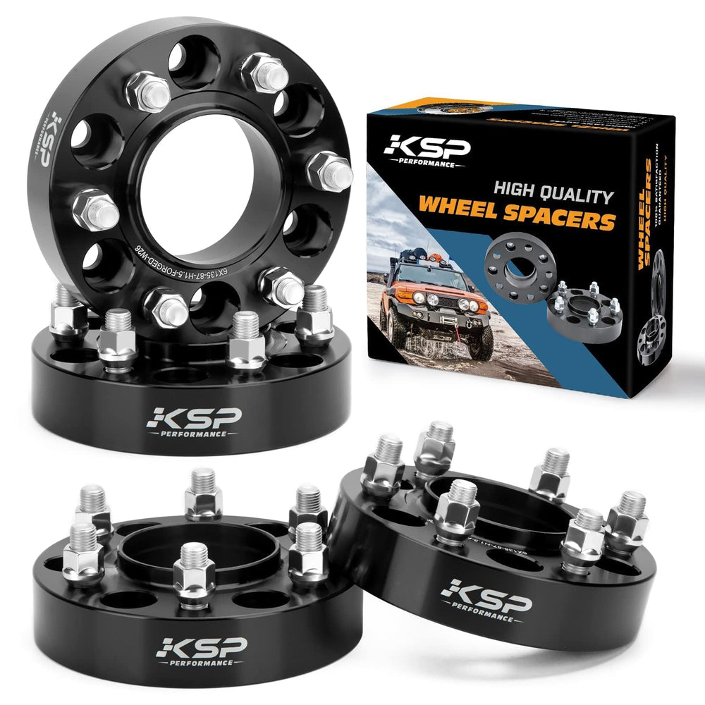 KSP PERFORMANCE front face of wheel spacer showing hub-centric lip for secure fit
