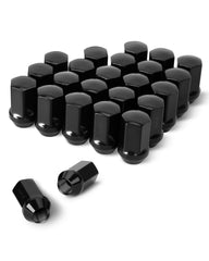KSP PERFORMANCE front view of 24-piece lug nut set showing boxed packaging and benefit of full set