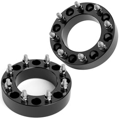 KSP PERFORMANCE front view of pair of spacers showing hub-centric fit and improved stance