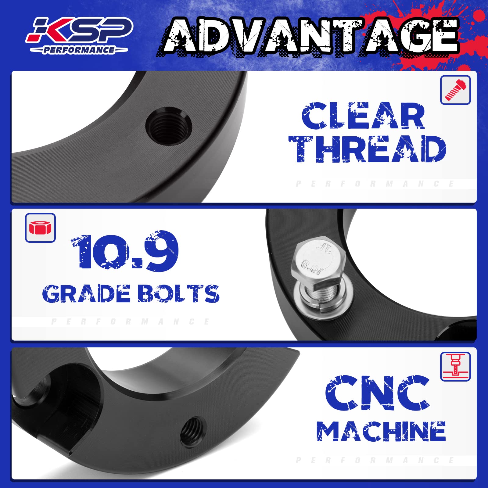 KSP PERFORMANCE grade 10.9 bolts and hardware highlighting durable fastening