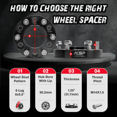 KSP PERFORMANCE hardware and lug nuts laid out, includes durable studs