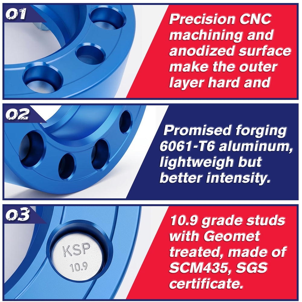 KSP PERFORMANCE spacer installed on Tacoma showing improved wheel clearance benefit