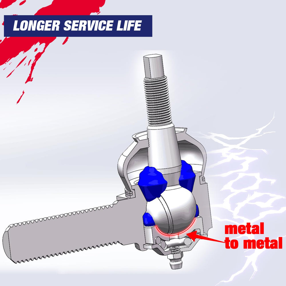 KSP PERFORMANCE installed on off-road truck demonstrating improved steering durability benefit
