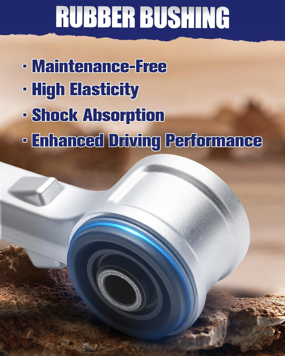 KSP PERFORMANCE mounted on Tacoma front axle showing alignment correction and real-world fit