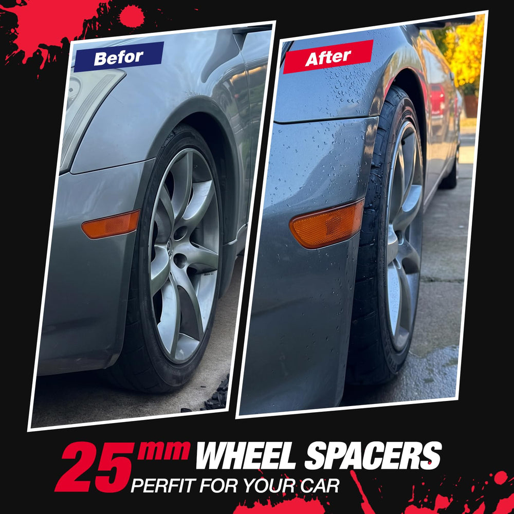 KSP PERFORMANCE side profile showing 1 inch thickness for increased wheel clearance