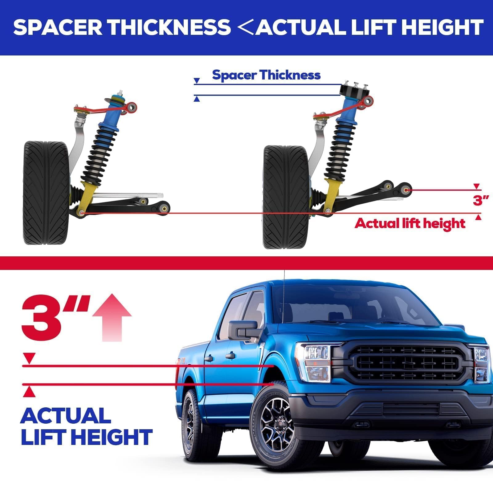 KSP PERFORMANCE spacer side profile highlighting anodized finish and lightweight strength