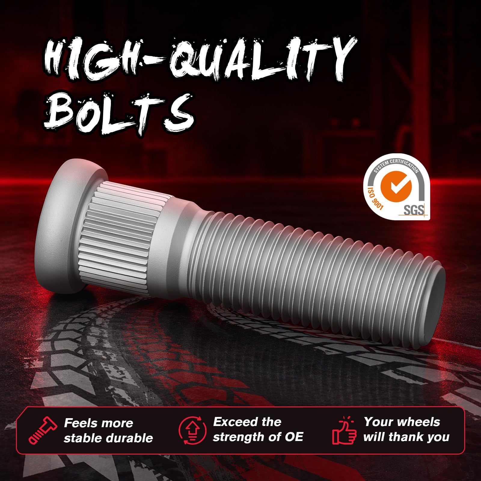 KSP PERFORMANCE wheel and suspension clearance image indicating rub prevention advantage