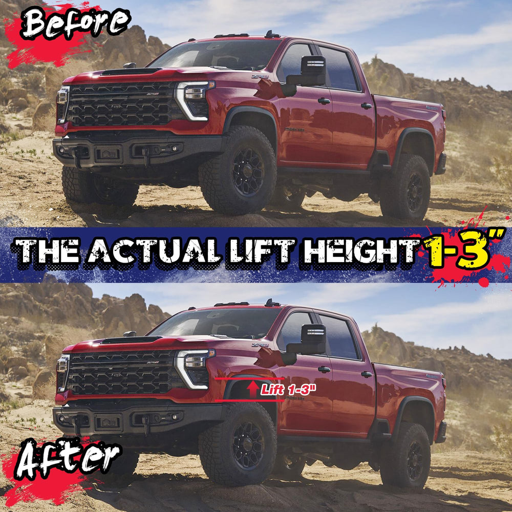 KSP torsion key lifestyle truck level stance showing balanced front-to-rear appearance