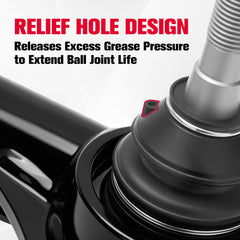 KSP PERFORMANCE welded tubular arm detail highlighting powder-coat finish that prevents rust