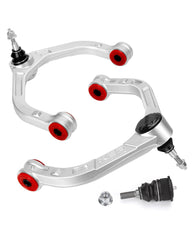 KSP PERFORMANCE front view of forged aluminum upper control arm showing fitment benefit