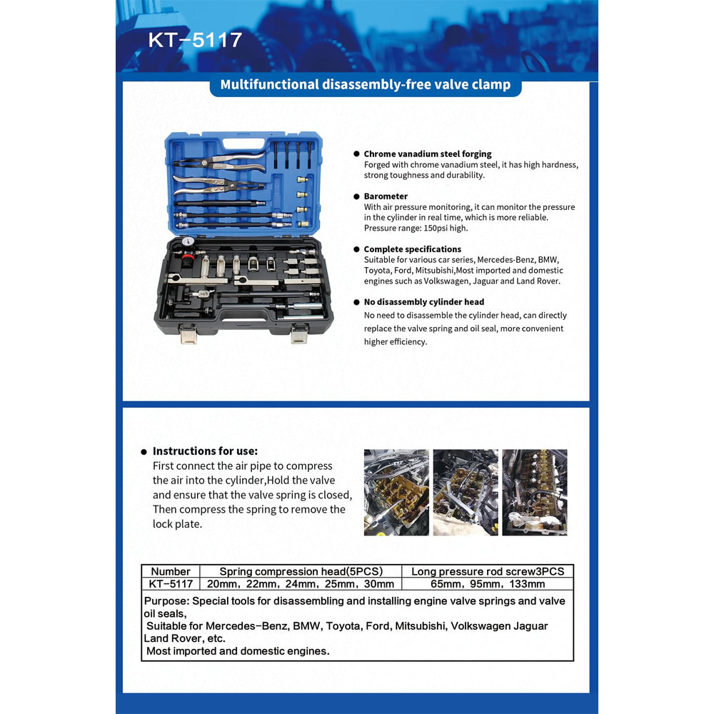 KTTOOL support bases detail showing upgraded stability for tight spaces