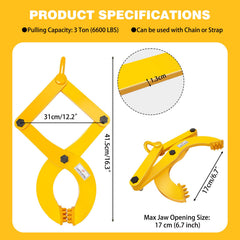 kuailebuy close-up of convex teeth gripping edge for secure hold benefit