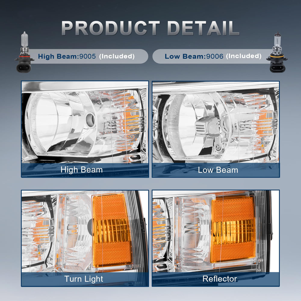 KUIPERAUTO reflector close-up showing cutoff line for reduced glare benefit