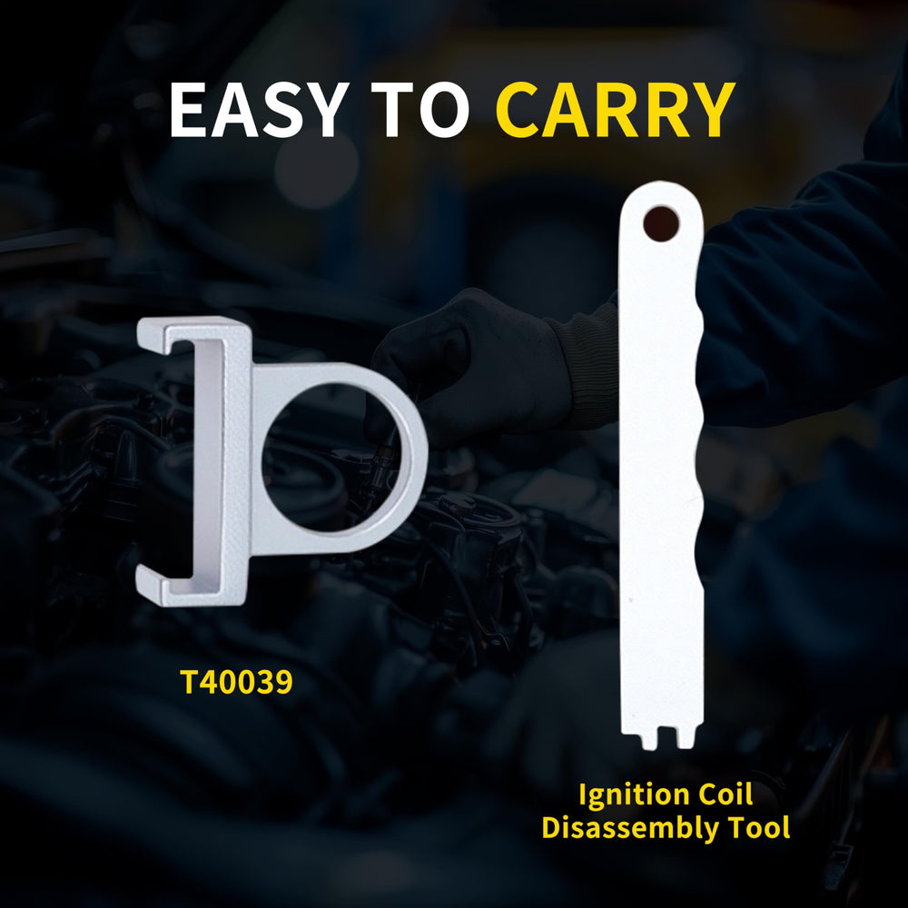 Kuntech in use removing an ignition coil to protect surrounding parts