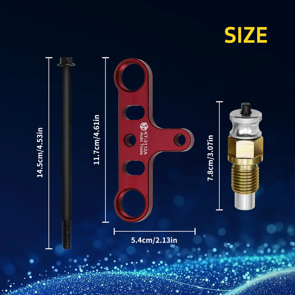 Kuntech next to wrench showing scale for correct tool sizing benefit