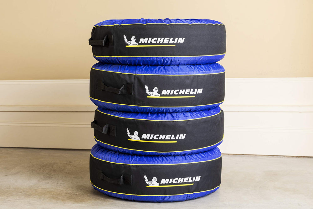Kurgo Michelin 80 with Michelin wheel felt inside showing extra rim protection benefit