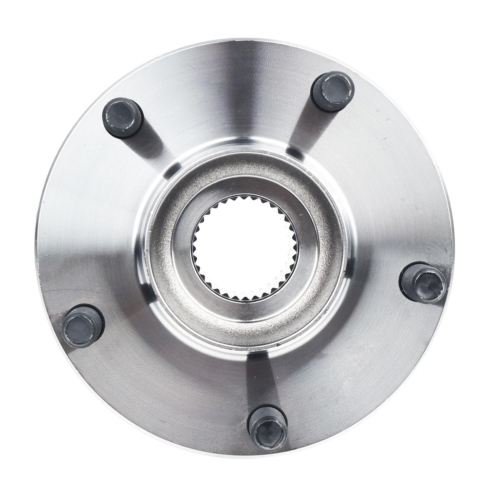 KUSATEC side profile showing four-flange bolt holes and alignment