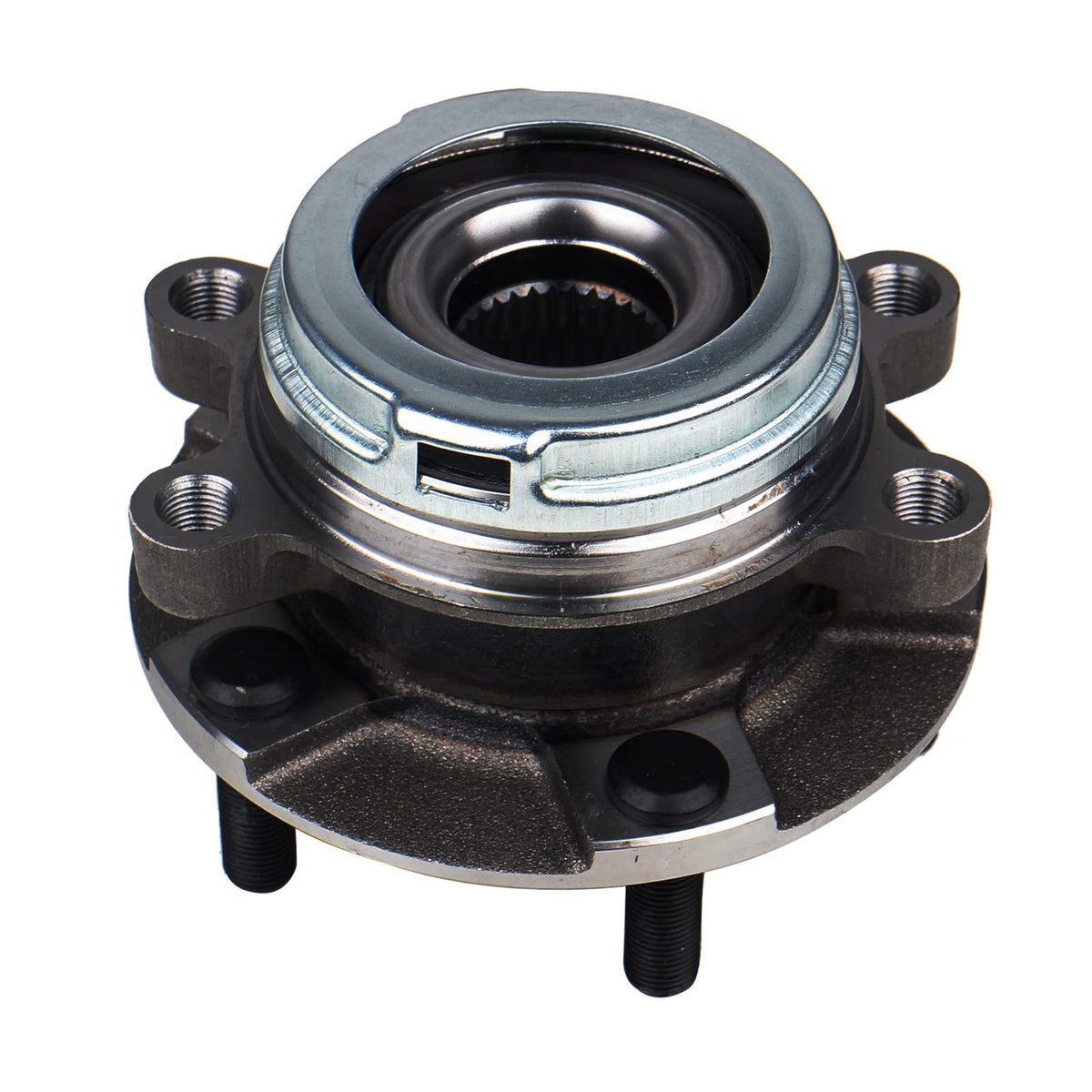 KUSATEC front hub assembly front view showing precise fit and durability