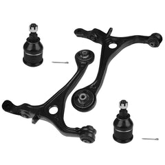 KUSATEC kit packaging showing complete control arm set and included hardware for quick fit